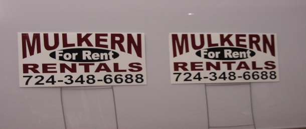 Job site signs Rack Signs Pittsburgh
