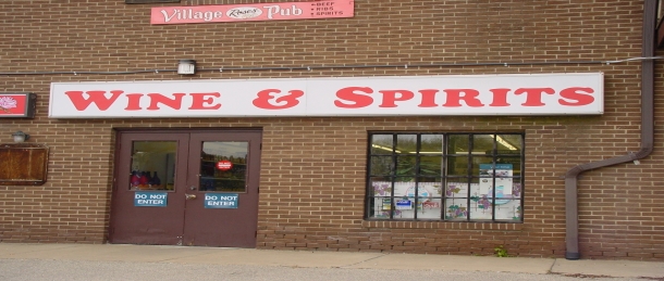Double sided internally illumi Rack Signs Pittsburgh