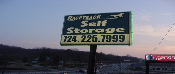 Double sided internally illumi Rack Signs Pittsburgh