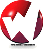 Web Market Industries Baseball Equipment Logo