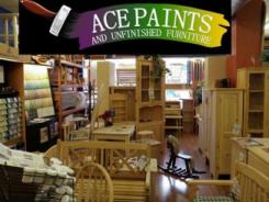 Ace Paints and Unfinished Furniture Pittsburgh Logo