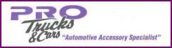 Pro Trucks and Cars, Truck Accessories and Car Accessories and Installation Logo