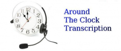 Around The Clock Transcription Service Pittsburgh Logo